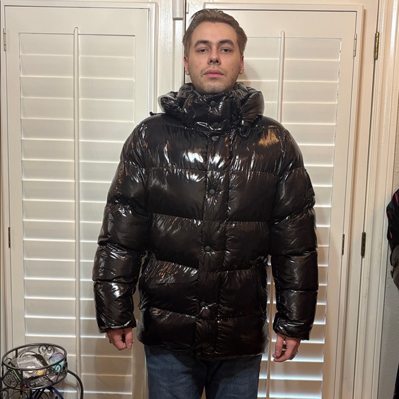 POINT ZERO Hooded Down Jacket Black - Picture 7 of 14